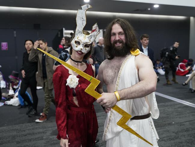OZ Comic-Con Gallery. OZ comic at Melbourne Exhibition and Convention Centre. Cat Treanor and Thomas Faithful . Picture: Valeriu Campan