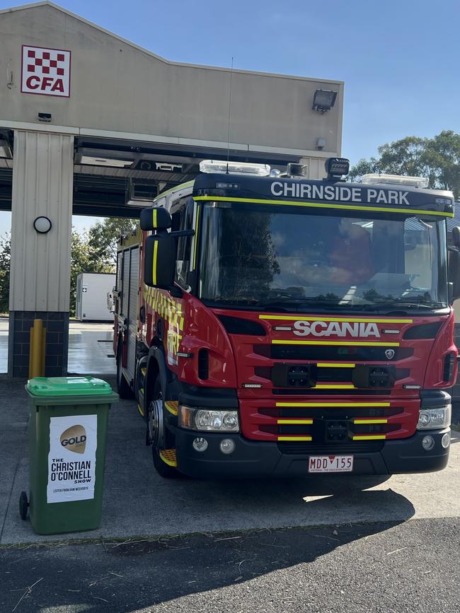 Christian O'Connell is getting listeners of his GOLD FM breakfast show to put stickers on bins. Picture: Supplied