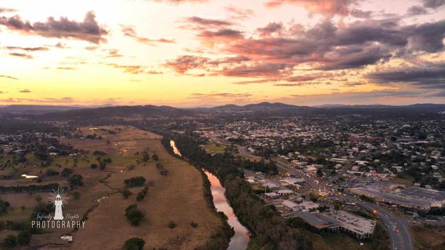 Gympie aerial. Pictures: Infinity Flights Photography.