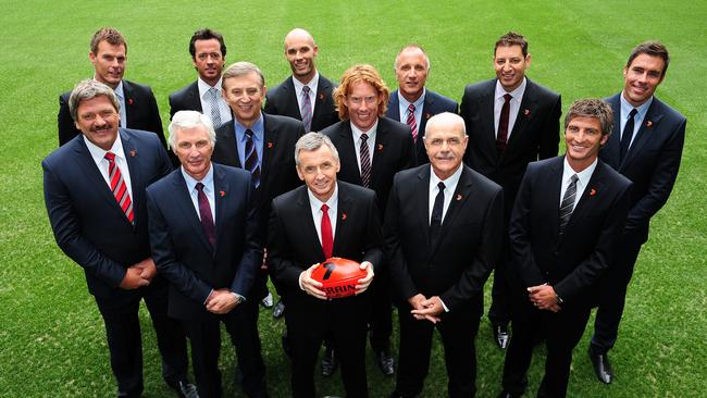 Channel 7’s footy team from 2012.