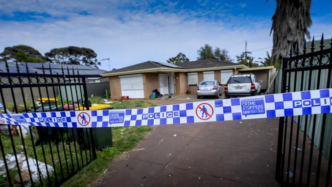 The home where the attack took place. Picture: NCA NewsWire / Roy VanDerVegt