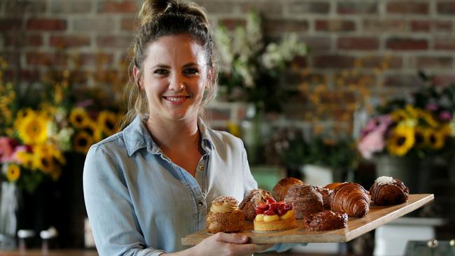 Ursula Watts at Bam Bam Bakehouse in Mermaid Beach. Pic Tim Marsden