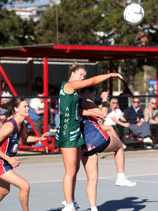 BFNL - Portarlington v Geelong Amateurs.  Geelong Amateurs Wing Defence Zoey Shaw. Picture Mike Dugdale