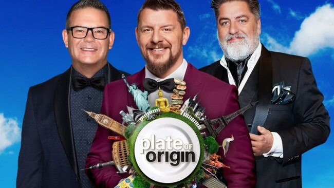 Hosts Gary Mehigan, Manu Feildel and Matt Preston will host Seven's new Plate of Origin series.