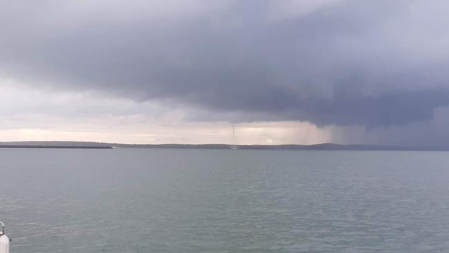 The view from a boat in the Great Sandy Strait. Picture: Dave Tree