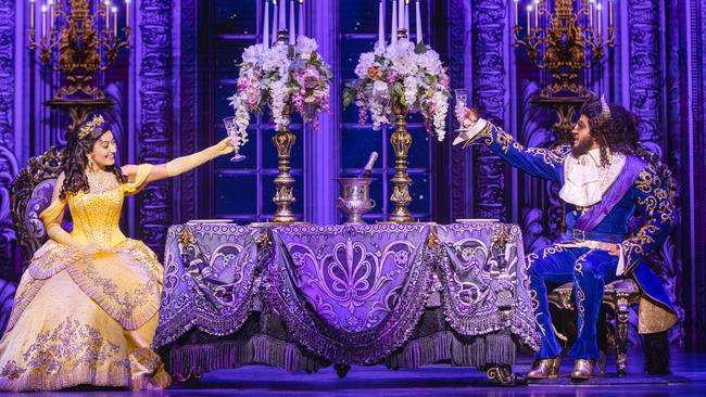 Beauty and the Beast opened at Her Majesty’s Theatre on Saturday. Picture: Daniel Boud