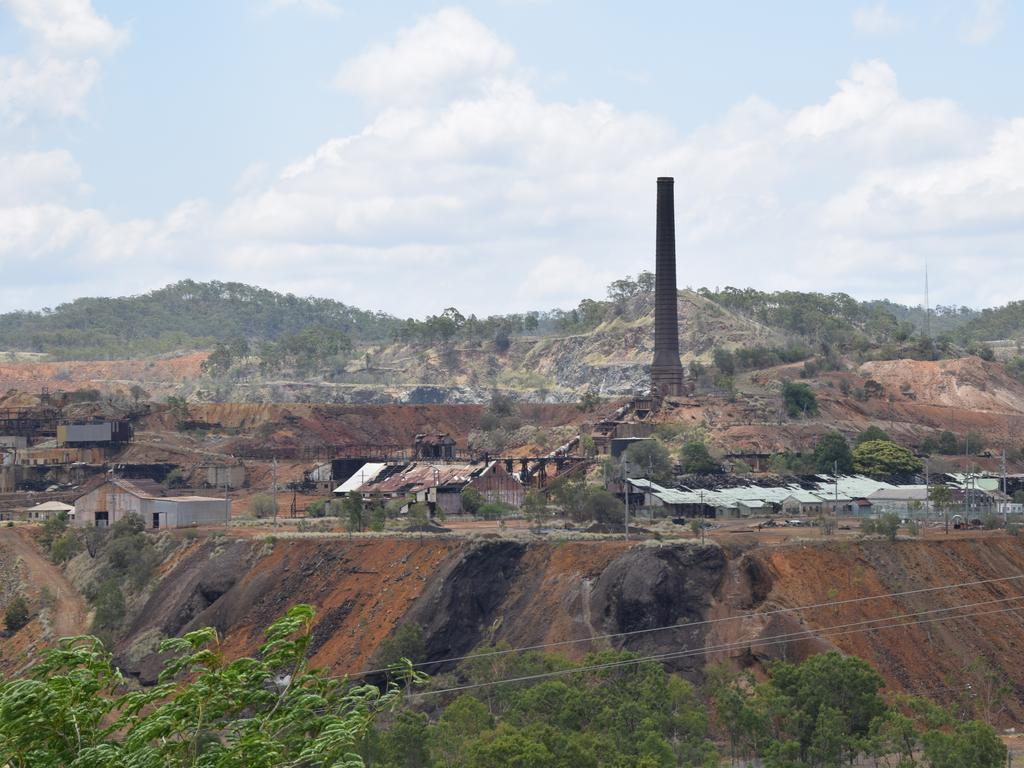 The Mount Morgan mine in November 2020.