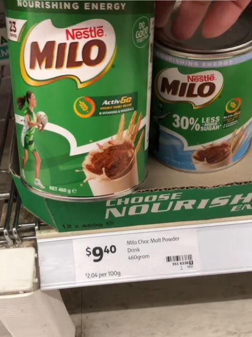 They have been showing the different items that cost $10 at the supermarket. Picture: @apostolucky/TikTok