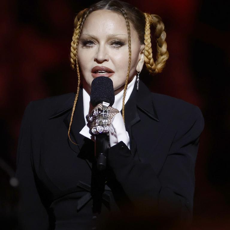 Madonna was furious after fans questioned her looks at the 2023 Grammy Awards. Picture: Frazer Harrison/Getty Images