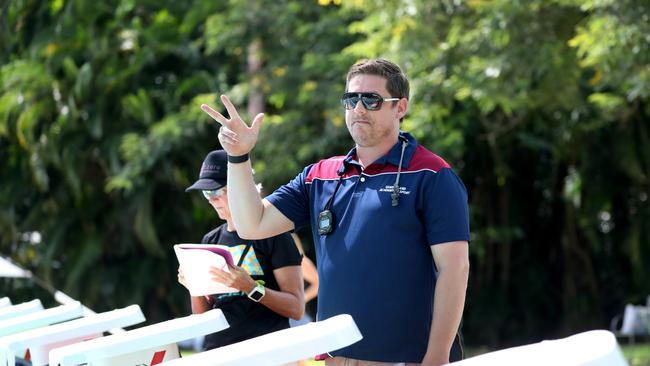 Coach David Lush will be director of swimming at Moreton Bay College. Picture: Marc McCormack