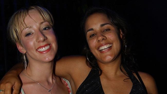 Vicki Nelson and Lauren White at Mantaz Club and Bar Pic Bryan Lynch AD126019