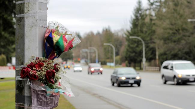 Roadside memorials are a stark reminder to drivers to drive safely.