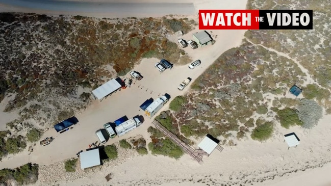 Aerial footage of campsite Cleo Smith disappeared from