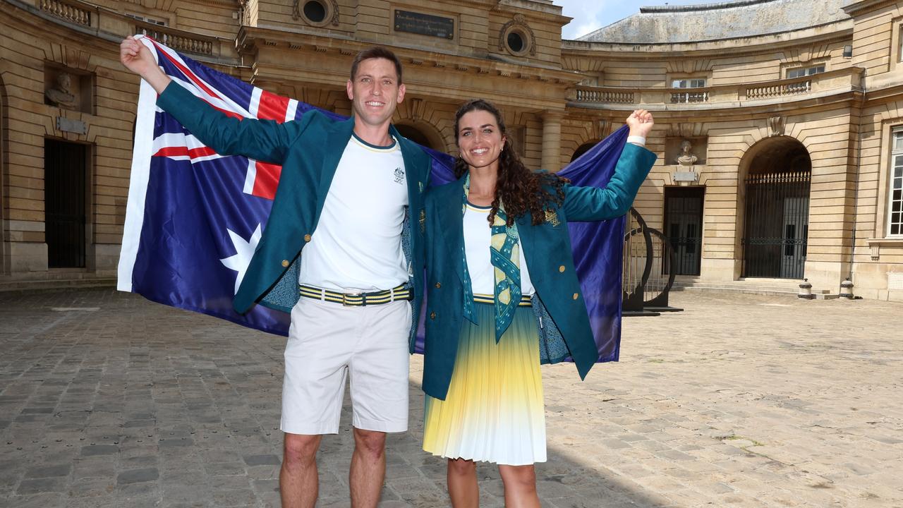 Eddie Ockenden and Jessica Fox have been announced as the Australian flag bearers for the Paris 2024 Olympics. Picture: Richard Pelham/Getty Images.