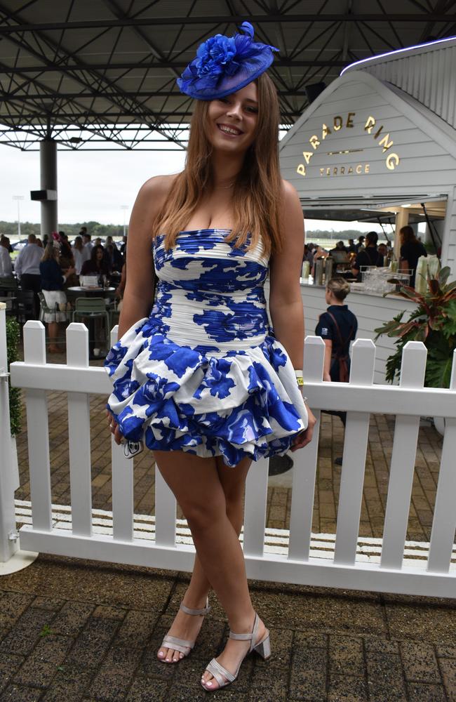 Olivia Mathison at the 91.1 Hot FM Ladies Oaks Day 2025.