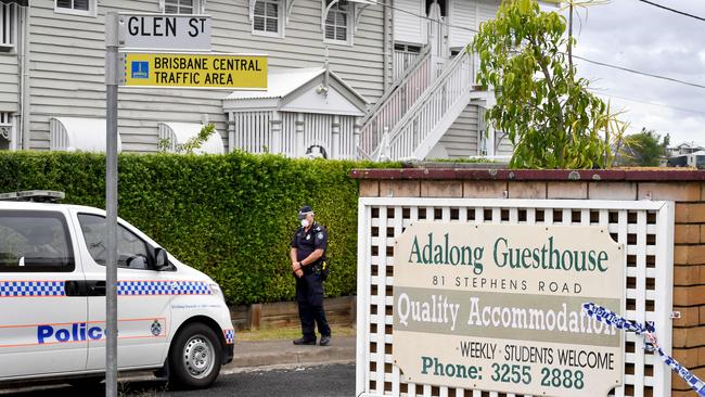 Adalong Guesthouse listed as a close contact venue for four consecutive days. Picture: NCA NewsWire / John Gass