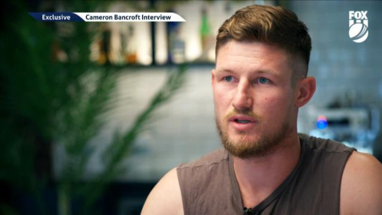 Cameron Bancroft during an interview with Fox Sports.