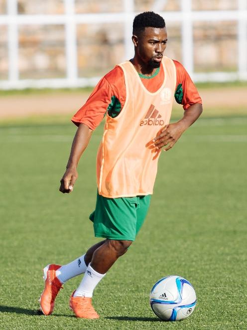 Elvis Kamsoba training with Burundi ahead of the east African nation’s major tournament debut. Picture: Supplied