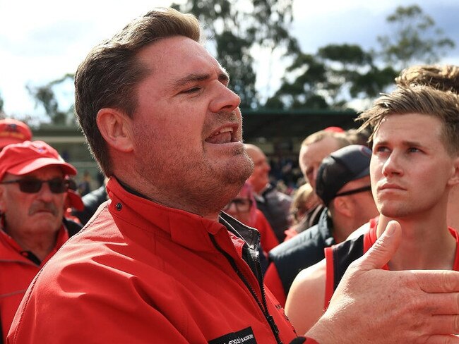 Blackburn coach Brendan Allen. Picture: Davis Harrigan