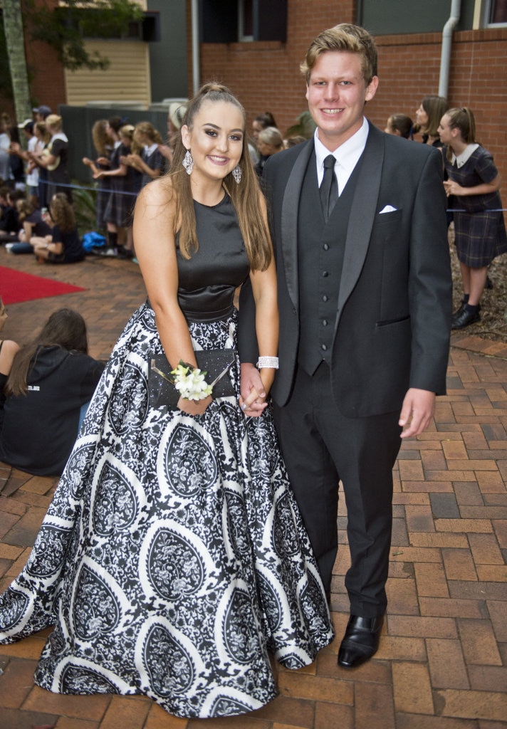 ( From left ) Katie Lowe and Harry Sim. Picture: Nev Madsen
