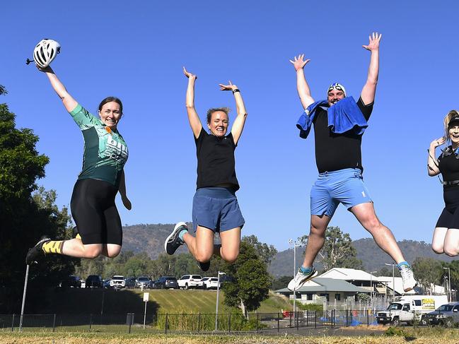 Freudian Skips members Claire Hession, Bridget Webber, Leigh Ryan and Monique Du'cane The team were one of 85 Townsville HHS teams and one of hundreds across Queensland to take part in a statewide hospital and health service 10,000 step challenge set by Queensland Health’s Director General Michael Walsh. The 10-person Townsville-based team set the winning pace and clocked an average of 259,204 steps per day and a total of 8,553,710 steps during the nearly five-week long challenge. Picture: Supplied