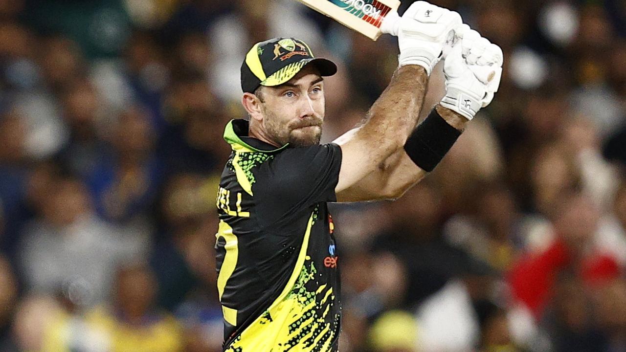 Glenn Maxwell led Australia to a six-wicket win in Melbourne. Photo: Getty Images