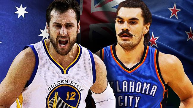Andrew Bogut and Steven Adams are expected to match up.