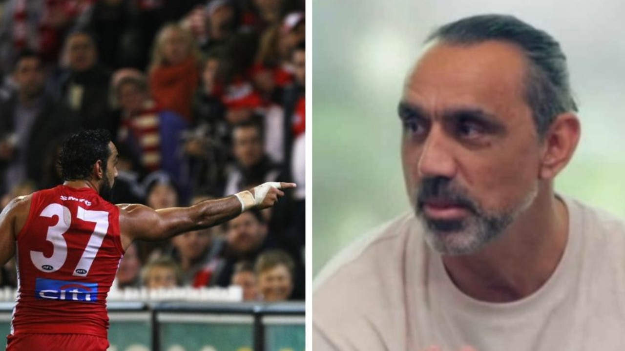 Adam Goodes spoke candidly about having a 13-year-old football fan evicted from the stadium in 2013.