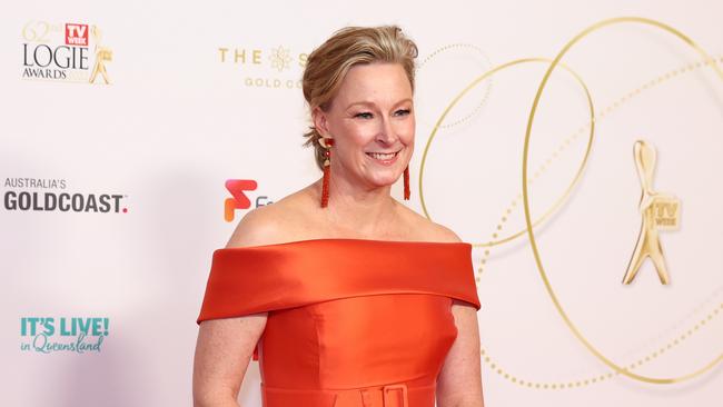 Leigh Sales attends the 2022 TV Week Logie Awards. Picture: Getty Images