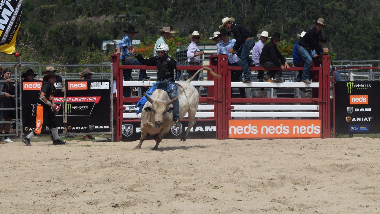 Aaron Kleier at the PBR Airlie Beach Invitational. Picture: Laura Thomas