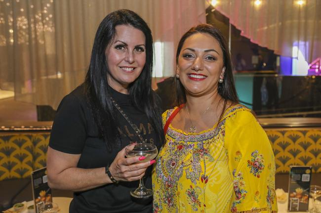 <p>Katrina Sanguigno and Saba Bugarski at Gold Coast Wonder Women group screening of Magic Mike: Last Dance at Event Cinemas Gold Class Pacific Fair, Broadbeach February 8th, 2023. Picture: Marcelo Lang</p>