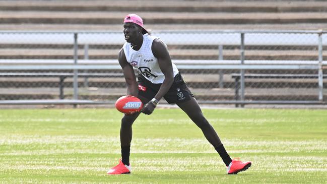 Aliir Aliir is set to plan an intercepting role for the Power. Picture: Keryn Stevens