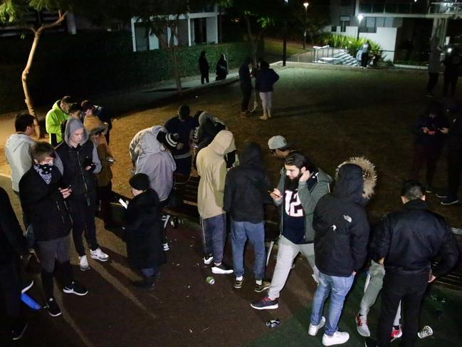 The Pokemon Go craze has continued at Peg Patterson Reserve, Rhodes. Players were out at 2am catching creatures only visible through their mobile phones in temperatures as low as 8 degrees. There were around fifty people wandering around the reserve, albeit very quietly. There was even a player who was sharing his large power pack to those with depleting batteries. Pics Bill Hearne