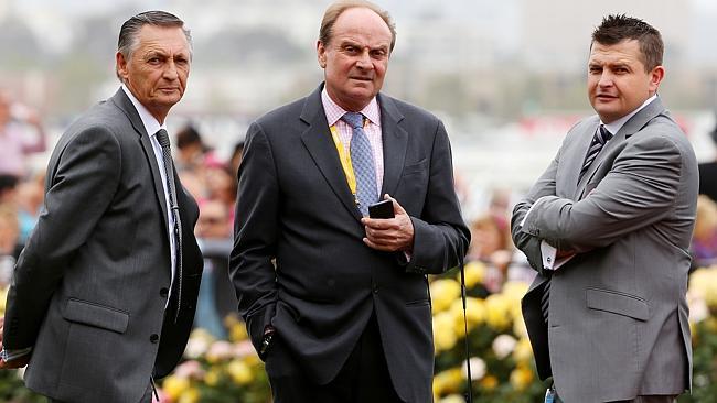 Peter Snowden, Henry Plumptre and Paul Snowden. Picture: Colleen Petch