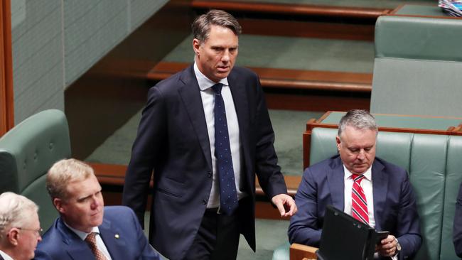 Richard Marles during question time in the House of Representatives yesterday. Picture: Gary Ramage