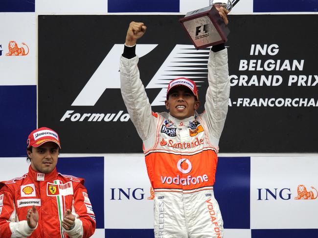 Felipe Masa finished second to Lewis Hamilton in the 2008 championship. Picture: AFP PHOTO / JOHN THYS