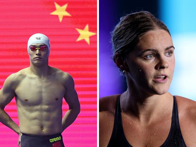 China's Sun Yang and Australia's Shayna Jack.