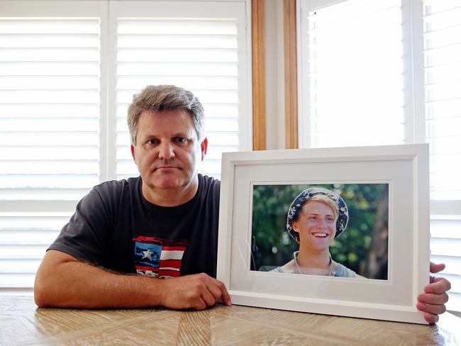 Brett Arnold is struggling to deal with the death of his teenage son Jayden, who ended his life two weeks ago.