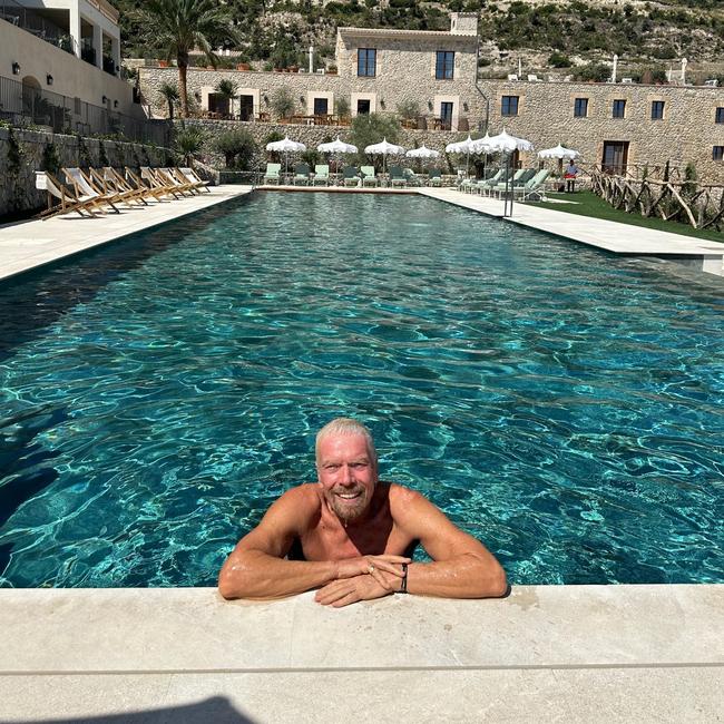 Sir Richard previously said he doubted he would have been as successful in his career if he hadn’t always placed an importance on his health and fitness. Picture: Instagram/richardbranson