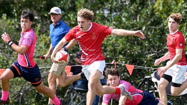 TAS First XV schoolboy rugby union between WestMAC College and St Pauls. Saturday May 11, 2024. Picture, John Gass