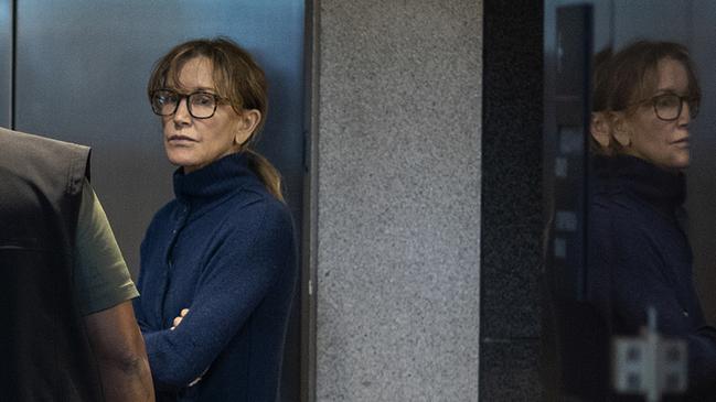 Felicity Huffman was arrested over the admissions scandal. Picture: AFP.