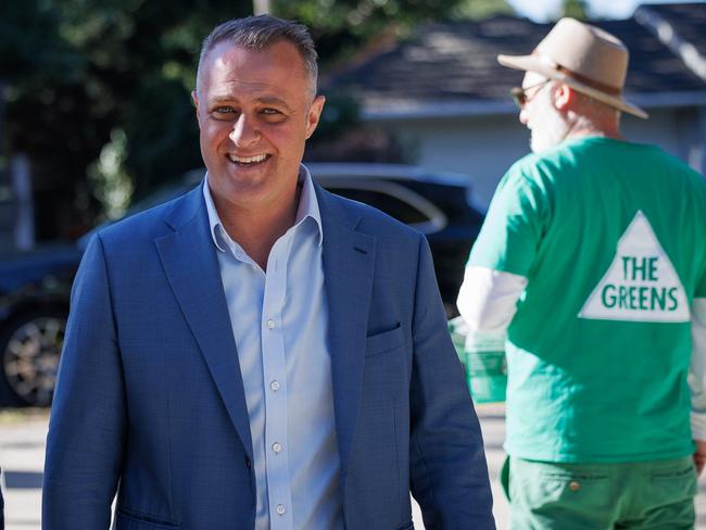 Tim Wilson says he’s ‘extremely optimistic’ about his odds tonight. Picture: Nadir Kinani