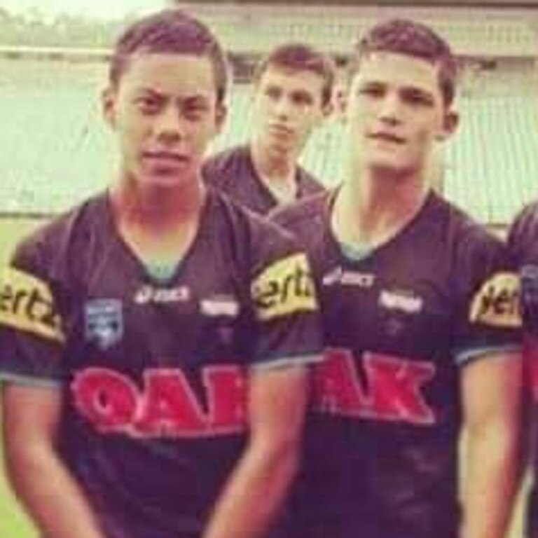 Jarome Luai and Nathan Cleary played in the Penrith Harold Matts team.