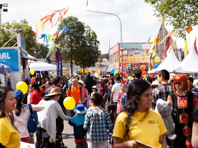 All the colour of the Cabramatta Moon Festival in 2018. Picture: Jordan Shields