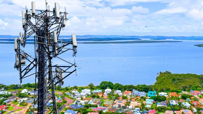 The worst black spots are along the coastal regions including at Redland Bay where building and access is difficult.