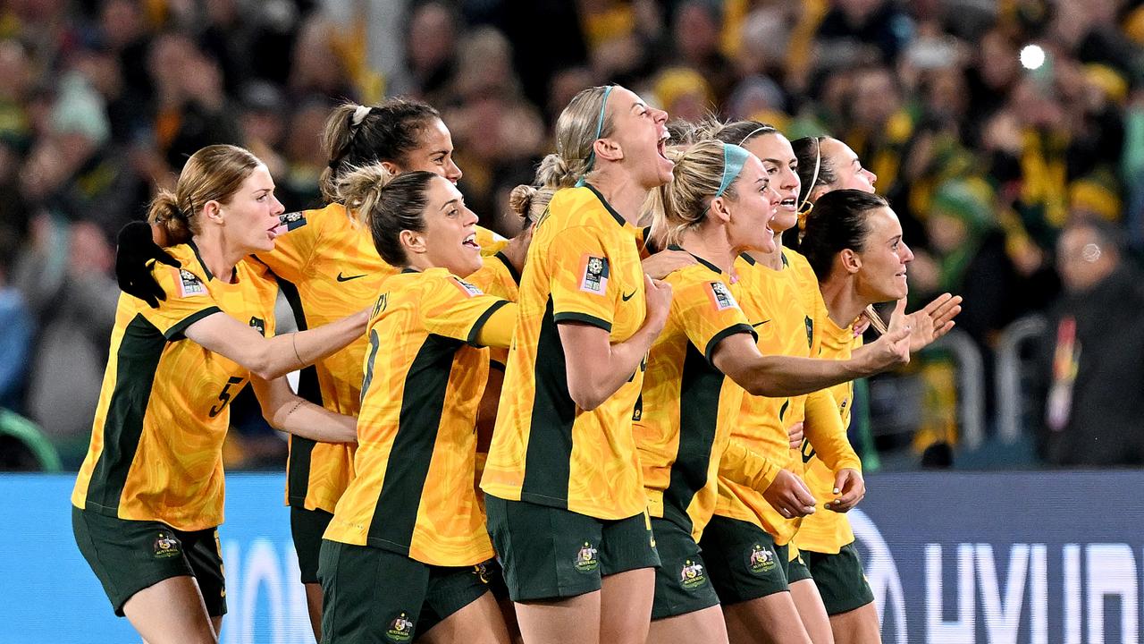 The Matildas’ Women’s World Cup campaign is off to the perfect start. (Photo by Bradley Kanaris/Getty Images)
