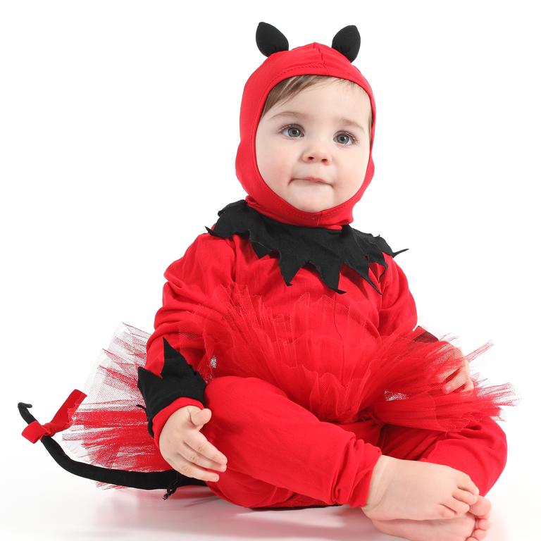 Babies might look cute in devil costumes, but you might struggle to name your son Lucifer. Picture: file/iStock.