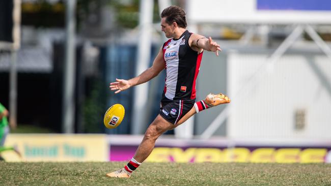 Jye Bolton in the Southern Districts vs Waratah 2023-24 NTFL men's knockout semifinal. Picture: Pema Tamang Pakhrin