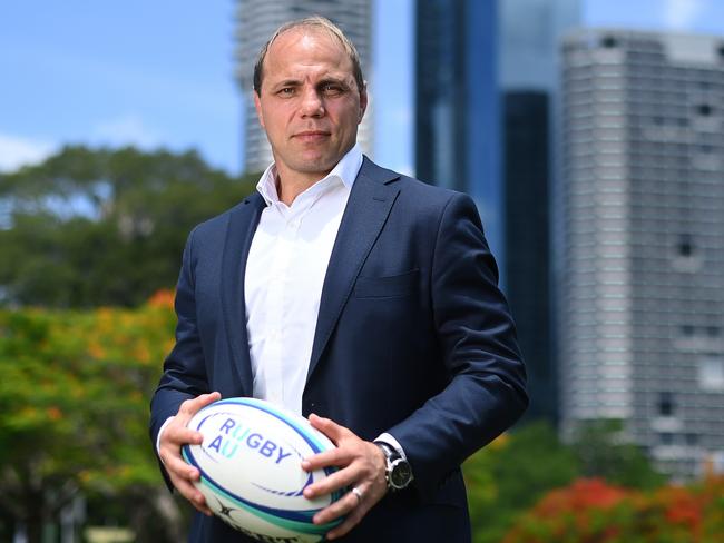 Rugby Australia chief Phil Waugh says they are committed to keeping the Rebels playing through 2024. Picture: Albert Perez/Getty Images