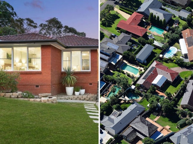 Artwork for the suburbs where you are at risk of overpaying. NSW real estate.